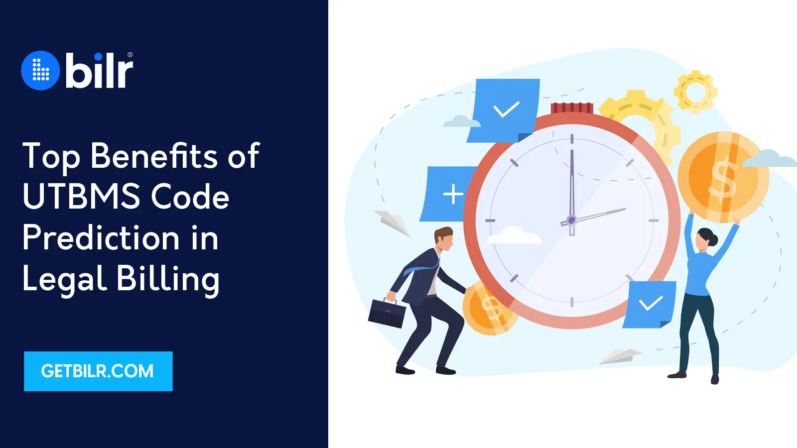 legal billing software with UTBMS code prediction and LEDES invoice management by Bilr